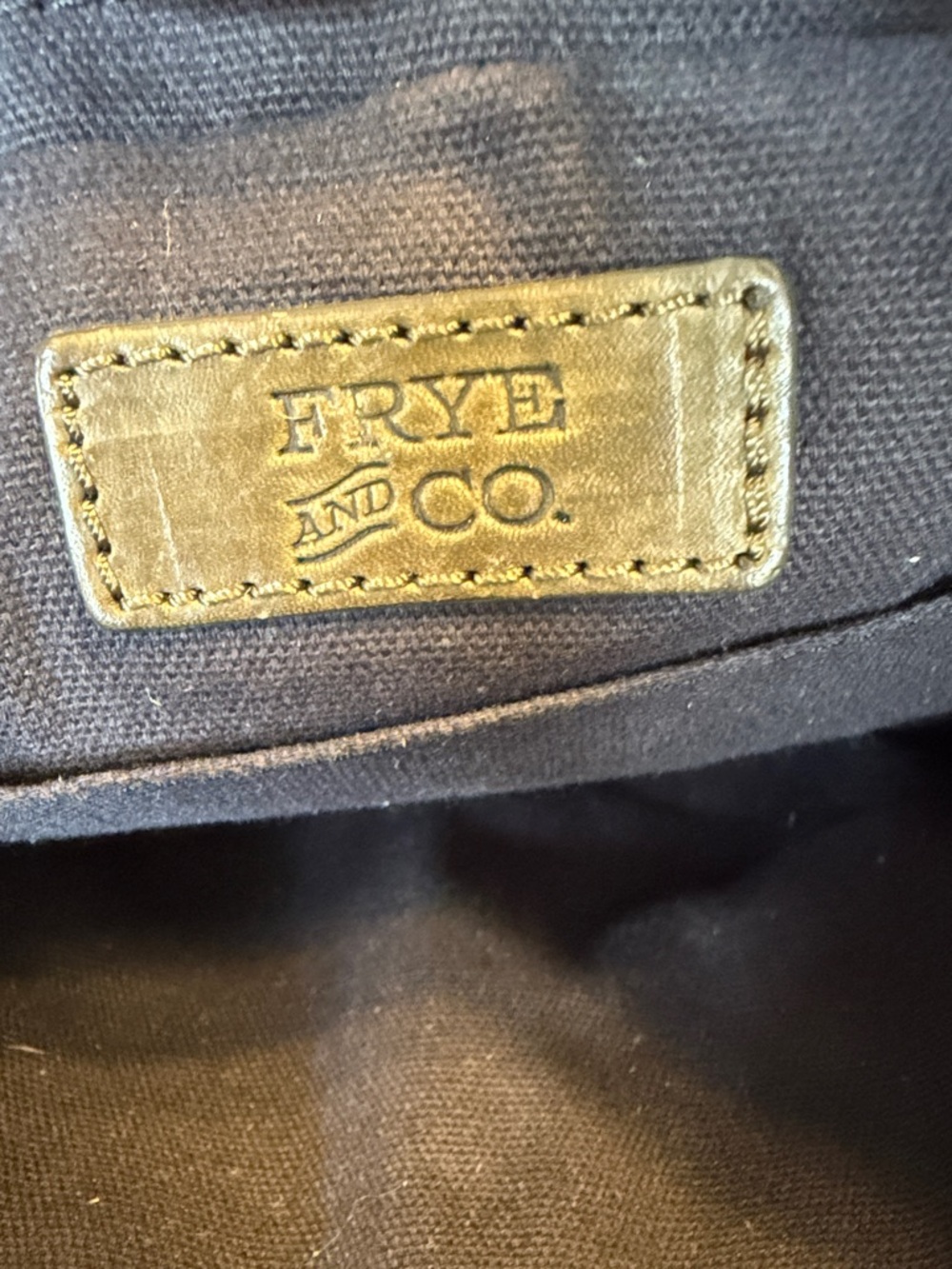 Frye Minimalist Olive Green Leather Studded Crossbody Bag 2010s (GUC) - Picture 3 of 17